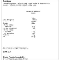 Crackers normales RECONDO, paquete 250 g