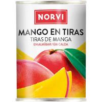 Mango tiras en almíbar NORVI, lata 425 g