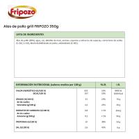 Alas de pollo grill FRIPOZO, bolsa 350 g