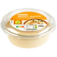 Hummus clásico EROSKI, tarrina 240 g