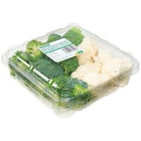 Mix brócoli y coliflor EROSKI, bandeja 350 g