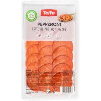 Pepperoni TELLO, lonchas, sobre 75 g