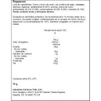 Pepperoni TELLO, lonchas, sobre 75 g