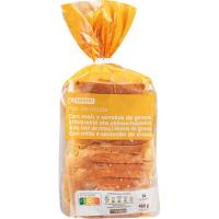 Pan de maíz con pipas EROSKI, paquete 460 g