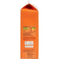 Zumo exprimido de naranja EROSKI, brik 1 litro