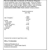 Pan alto contenido en proteínas TRADIPAN, paquete 400 g