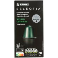 Café Colombia cápsulas comp. Nespresso SELEQTIA, caja 20 uds