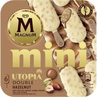 Helado Bombón mini Utopia Nocciola MAGNUM, pack 6x55 ml