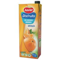 Disfruta de naranja exprimida JUVER, brik 1,5 litros