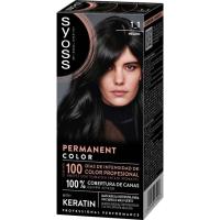 Tinte 1-1 negro SYOSS PERMANENT, caja 1 ud