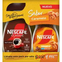 Café Classic + Caramelo NESCAFÉ, frasco 200 g + frasco 95 g