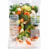 Coliflor, brócoli, zanahoria para microondas EROSKI, bolsa 300 g