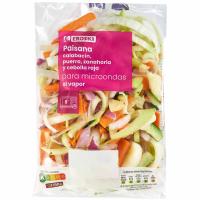 Paisana al vapor para microondas EROSKI, bolsa 300 g