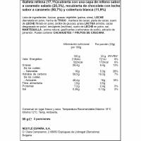 Barrita de choco salted caramelo NESTLÉ KIT KAT, tableta 99 g