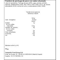 Pavo braseado CAMPOFRÍO, bandeja 75 g
