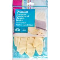 Guante satinado Talla M/L EROSKI, paquete 1 par