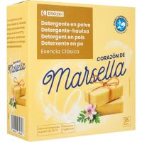 Detergente en polvo aroma marsella EROSKI, caja 35 dosis