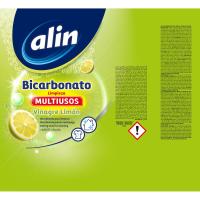 Bicarbonato vinagre limón para limpieza ALIN, bolsa 600 g
