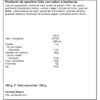 Chasquis de maíz a la barbacoa FACUNDO, bolsa 180 g