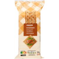 Crackers integrales EROSKI, paquete 500 g