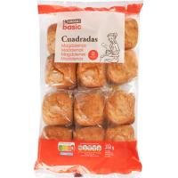 Magdalena cuadrada EROSKI BASIC, paquete 350 g