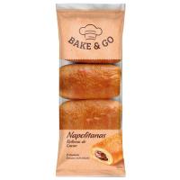 Napolitana de chocolate BAKE&GO, 8 uds, bolsa 320 g