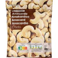 Anacardo crudo EROSKI, bolsa 350 g