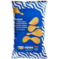Patatas fritas onduladas EROSKI, bolsa 150 g