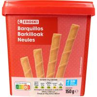 Barquillos EROSKI, tarrina 150 g