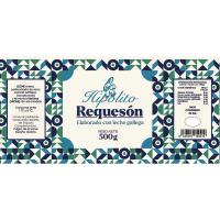 Requesón con leche gallega HIPOLITO, tarrina 500 g