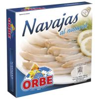 Navajas al natural ORBE, lata 63 g