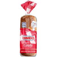 Pan familiar 8 cereales integral BIMBO, paquete 650 g