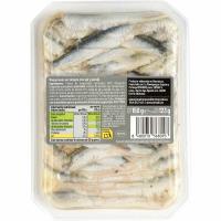 Boquerón aliñado con ajo y perejil EROSKI, bandeja 150 g