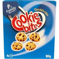 Cookies Bites FAMILY BISCUITS, caja 160 g