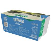 Yogur natural FEIRACO, pack 2x125 g