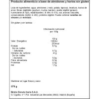 Pan de molde sin gluten BIMBO, paquete 375 g