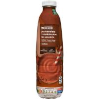 Batido de cacao EROSKI, botella 1 litro