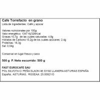 Café en grano torrefacto OQUENDO, paquete 500 g