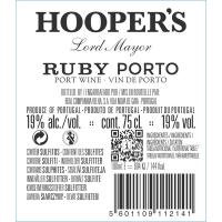 Vino Lord Mayor Ruby Porto HOOPER'S, botella 75 cl