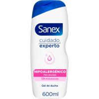 Gel de ducha hipoalergénico SANEX, bote 600 ml