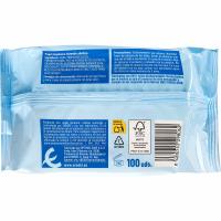 Papel higiénico húmedo bio EROSKI, paquete 100 uds
