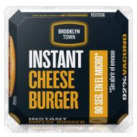 Hamburguesa con queso instantánea BROOKLYN TOWN, caja 210 g