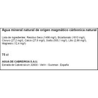 Agua con gas MAGMA, botella 75 cl