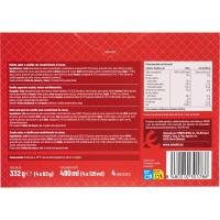 Helado clásico EROSKI, pack 4x120 ml