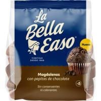 Magdalena de chocolate LA BELLA EASO, 8 uds, bolsa 230 g