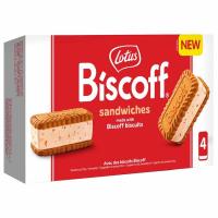 Helado sandwich LOTUS, pack 4x80 ml