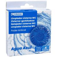 Limpiador WC cisterna marino EROSKI, pack 4 uds