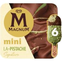 Helado bombón sabor pistacho MAGNUM, pack 6x55 ml