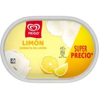 Sorbete de limón FRIGO, tarrina 1 litro Sorbete de limón FRIGO, tarrina 1 litro