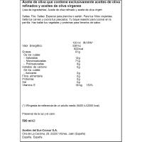 Aceite oliva squizz salteo COOSUR, dosificador 500 ml